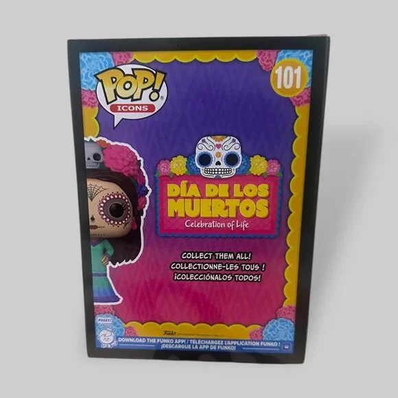 Funko POP! Icons Dia De Los Muertos La Catrina (Azul) Figure #101! - Picture 5 of 7